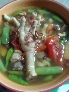 Foto resep Asem asem ceker ayam