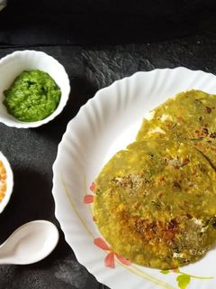 पालक पनीर पराठा (spinach paneer paratha recipe in Hindi) रेसिपी मुख्य फोटो