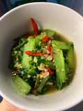 Oseng kangkung plus pakcoy