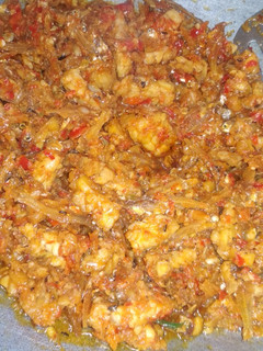Foto resep Oseng sambal ikan teri tawar dan tempe