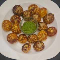 A picture of One bite handvo.