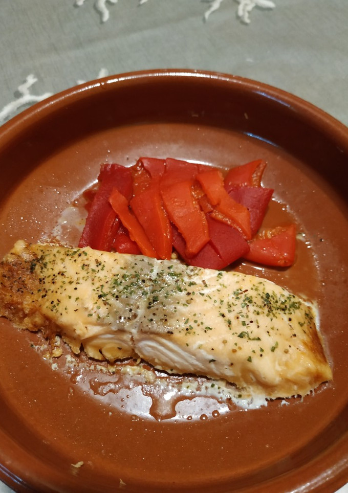 Una foto de Salmón en el microondas 😌