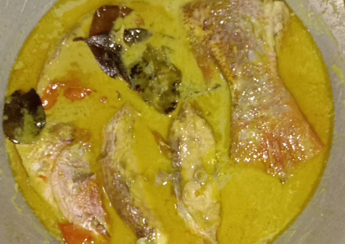 Ikan Kakap Merah Kuah Kuning