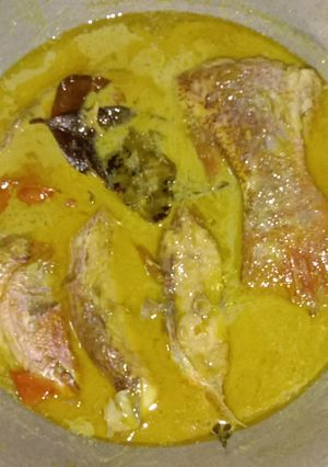 Foto resep Ikan Kakap Merah Kuah Kuning