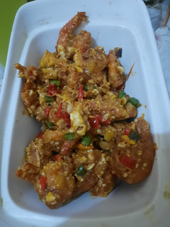 Foto resep Udang goreng saos telur asin