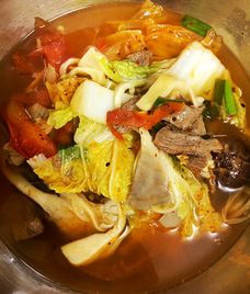 canh thịt bò cà chua