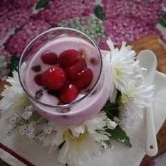 Foto di Milkshake alle ciliege