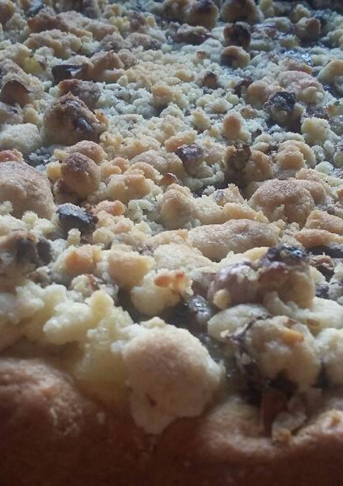 Una foto de Tarta de manzana con crumble