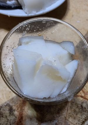 Hình của món Thạch cốt dừa.