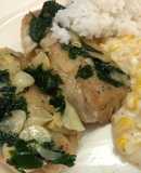 Filete de pescado al mojo de ajo con el toque Sonorense