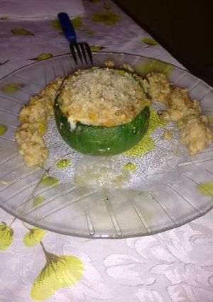 Una foto de Zapallitos rellenos
