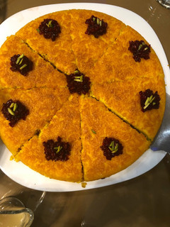 عکسی از دستور ته چين مرغ