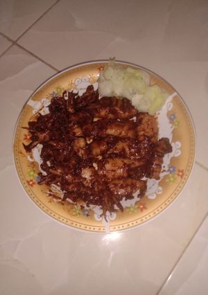 Foto resep Cumi bakar pedas gila