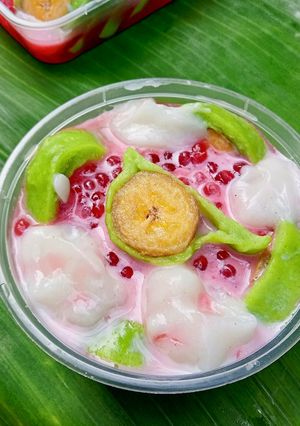 Foto resep Es Pisang Ijo