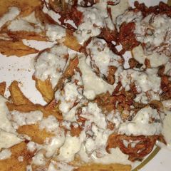 A picture of Dahi pakore.