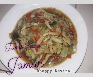 Resep mudah Tumis Sawi Jamur Endess Paling Enak