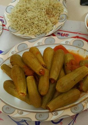 صورة لوصفة كوسا محشية بالارز واللحمة