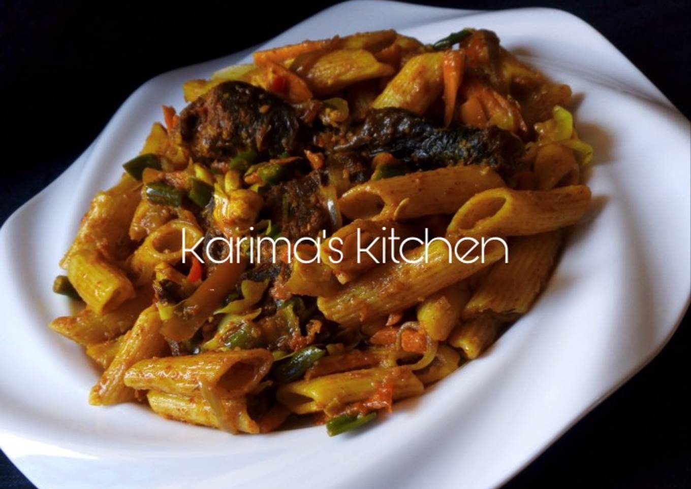 Stir fried pasta