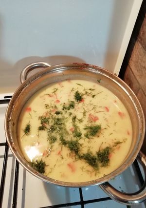 O poză a rețetei Ciorbă de pui a la Grec.