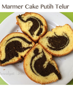 Foto resep Marmer Cake Putih Telur