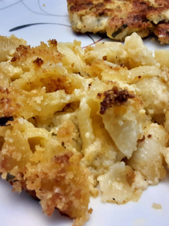 A picture of Nan's Mac & Cheese.
