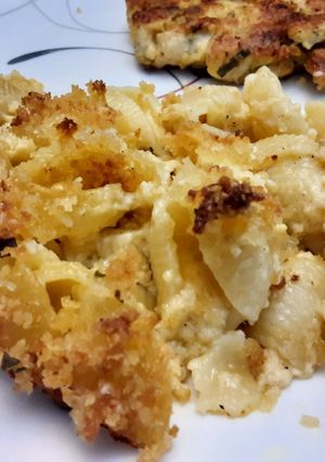 A picture of Nan's Mac & Cheese.
