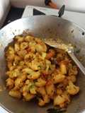Dry Cauliflower potatoes veggie