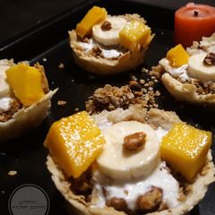 A picture of Granola cups.