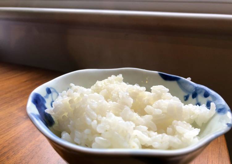 Perfect Japanese white rice ?