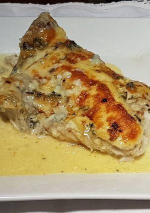 Una foto de Merluza a la crema BLUE🐟