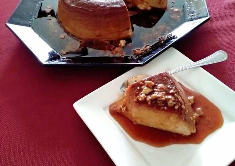 Pudim de leite condensado cozido