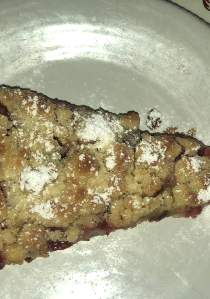 Una foto de Streusel de frutos rojos