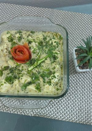A picture of Afghani paneer gravy.