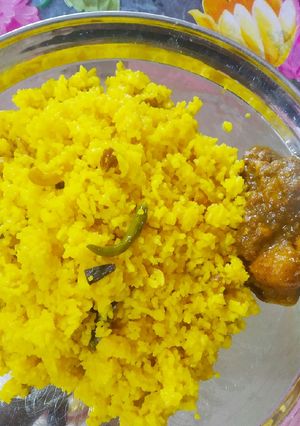 রং দে বসন্তী পোলাও (Rang de basanti Polau recipe in Bengali) রেসিপির প্রধান ছবি