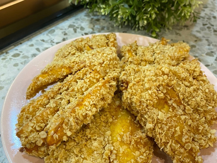 Resep Pisang goreng oatmeal, Lezat Sekali