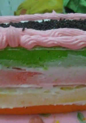 Foto resep Bolu rainbow