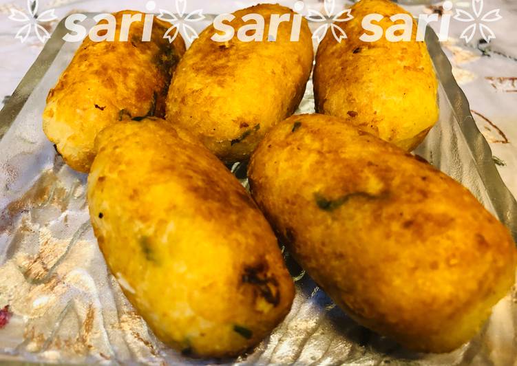 Langkah Mudah untuk Menyiapkan Kroket kentang ala combro yang Bikin Ngiler