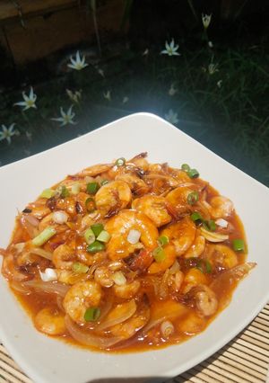 Foto resep Udang Asam Manis