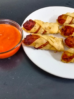 बेबी स्प्रिंग समोसा (baby spring samosa recipe in Hindi) रेसिपी मुख्य फोटो