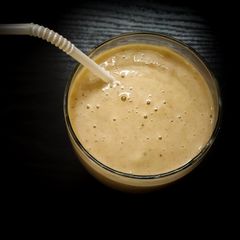 A picture of Peanut Butter Banana Smoothie - Healthy Smoothie for Breakfast.