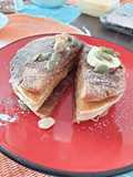 Pancakes de chocolate con Nutella estilo de Eduardo