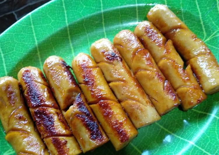 Easiest Way To Make Appetizing Sosis Bakar Teflon Tasty Recipes Club