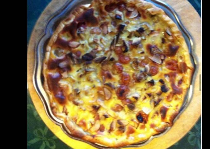 How to Make Tarte multi fruits (abricots prunes poires pommes) et amandes