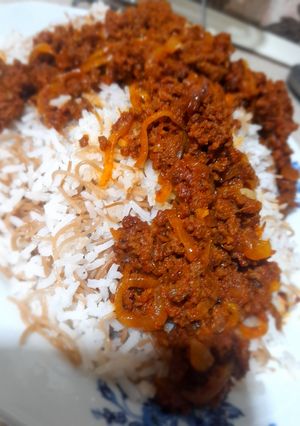 عکسی از دستور رشته پلو