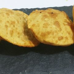 A picture of Masala puri.