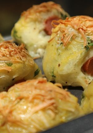 Foto resep Singkong isi Sosis