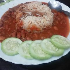 A picture of Jeera Onion Rice.