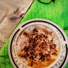 A picture of Hot coffee.