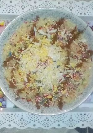 صورة لوصفة مسفوف بالزبيب (السفة)😋