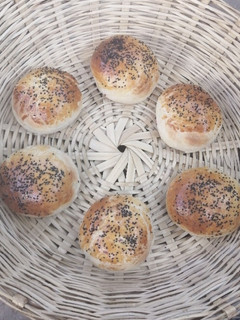 Una foto de Pan bollo para hamburguesa